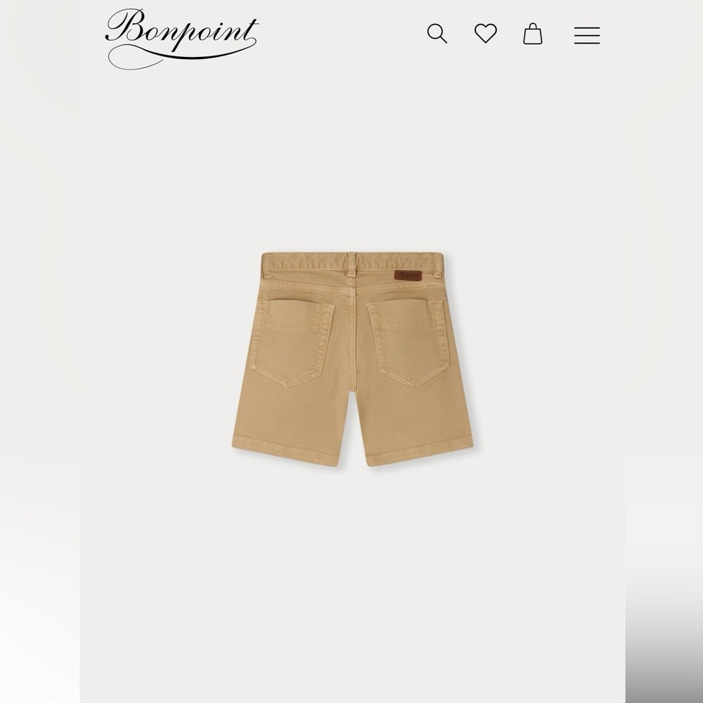Brand new Boy beige shorts - bonpoint size 6